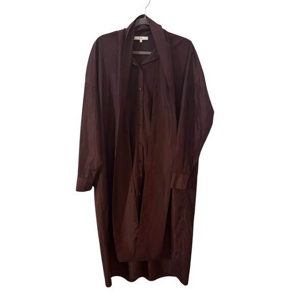 Tibi Italian Sporty Nylon Shirt Dress - Picture 5 of 14